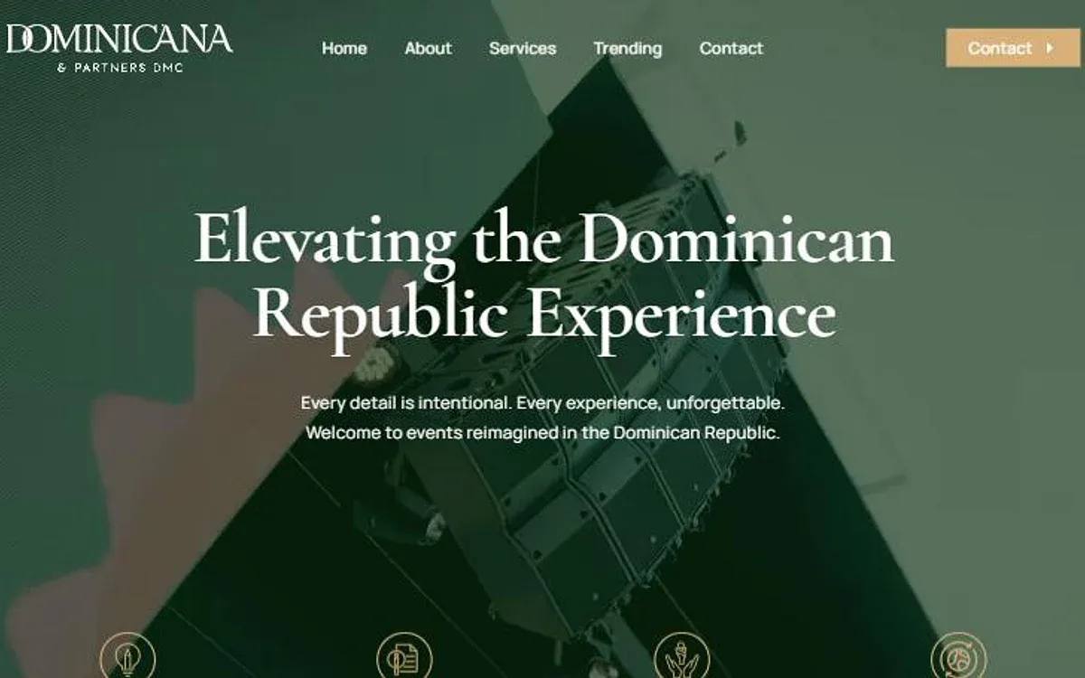 Captura del proyecto Dominicana DMC desarrollado por Dualsym