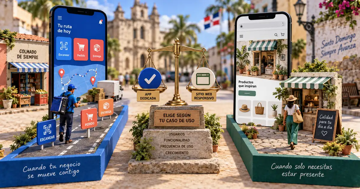 App Móvil para tu Negocio en RD: Cuándo Sí, Cuándo No, y Qué Cuesta Mantenerla