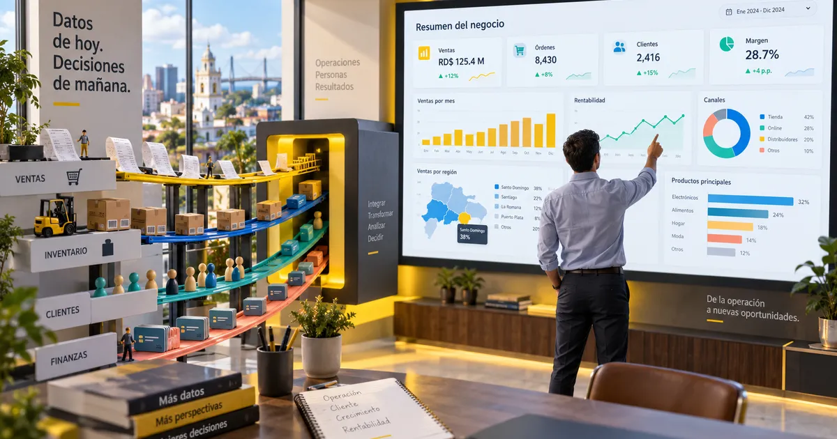 Power BI para Empresas Dominicanas: Qué Es, Qué Cuesta y Cuándo Se Queda Corto
