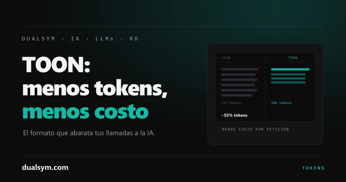 TOON: el Formato que le Ahorra Tokens (y Dinero) a tu IA